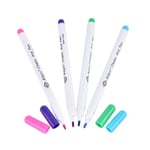 3 Pcs Water Erasable Vanishing Fabric Marker Colth Ink Pen For S Red