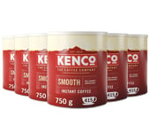 Kenco Smooth Roast Instant Coffee Tins 6 x 750g - 415 Servings per tin