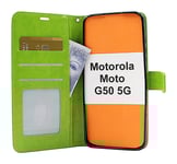 Crazy Horse Wallet Motorola Moto G50 5G (Grön)