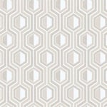 Tempo Geometric Wallpaper Galerie Paste the Wall Beige
