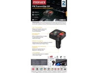 Promate Powertune-30W Bluetooth Fm Transmitter Qc3.0 / Pd30w / Usb / Hands-Free
