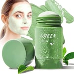Green Tea Mask Stick, 2 Pack Blackhead Remover Face Clay Purifying... 