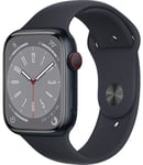Apple Watch 8 Aluminium 45mm eSIM Svart Grade A