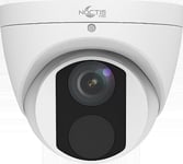 Noctis Pro 8MP External IP ONVIF Network CCTV Turret Camera with 30m IR and 4mm Fixed Lens - White