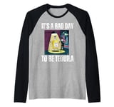 It's a Bad Day to Be Tequila Drinking Police Funny Caught Raglan Baseball Tee