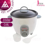 Lloytron 0.8L Automatic Rice Cooker│Easy to Use│350W│4 Cups│E3302│Non-Stick│InUK