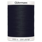 Gutermann Sew All Sewing Thread 1000m Black 000 - per spool