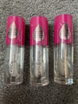 3 X REVOLUTION Coconut Juicy Pout Bomb Plumping Lip Gloss 4.6ml - NEW Sealed