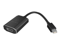 ICY BOX IB-AD506 - Adapterkabel - Mini DisplayPort hane till HDMI hona - svart - stöd för 4K