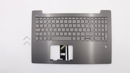 Lenovo V330-15IKB Keyboard Palmrest Top Cover Czech Grey Backlit 5CB0Q60211