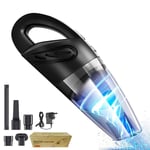 panthem Handheld Vacuums Cordless Cleaner, Portable Car Vacuum Cleaner with Powerful Suction, 120W Rechargeable Handheld Hoover, Lightweight Wet Dry Vacuum for Home, Car and Pet