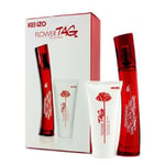 Kenzo Flower Tag Coffret: 30ml Eau De Toillete Spray + 50ml Creamy Body Milk