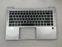 For HP EliteBook 840 Aero G8 M51616-BD1 Ukranian Palmrest Keyboard Top Cover NEW