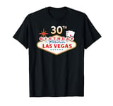 30th Birthday in Fabulous Las Vegas Nevada Birthday Party T-Shirt