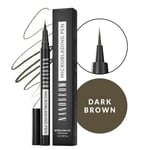 Microblading Nanobrow Dark Brown Eyebrow Pencil - ögonbrynspenna, microblading effekt, accentuerar, förtätar och fyller ut ögonbrynen