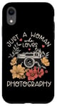 iPhone XR Photographer Vintage Camera Flowers Photography Case