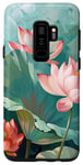 Galaxy S9+ Lotus Flowers Oil Painting style Art Design Case