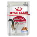Økonomipakke: 96 x 85 g Royal Canin vådfoder - Instinctive i gelé