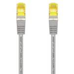 OCIODUAL Aisens RJ45 Ethernet-kabel 2m Kat.7 600Mhz LSZH SFTP PIMF LAN Lokal nätverksladd Grå för PC Laptop PS5 A146-0335