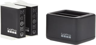 GoPro Dual Battery Charger + 2 Enduro Batteries (HERO11 Black/HERO10... 