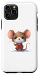 Coque pour iPhone 11 Pro animaux drôles, souris incroyable