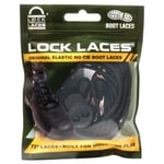 Lock Laces Lock Laces 72" Shoelaces Black OneSize, Black