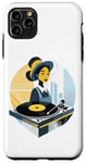 Coque pour iPhone 11 Pro Max Platine disque, rétro, vintage, tournante, DJ, vinyle