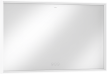Hansgrohe Xarita E spejl med lys, dæmpbar, touch, 120,6x70,6 cm, mat hvid