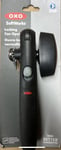OXO SoftWorks Locking Can Opener Push Button Release Non Slip Handle Stainless