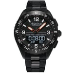 Alpina AlpinerX Alive Connected AL283LBB5AQ6 - Herre - 45 mm - Smartwatch - Digitalt/Smartwatch - Safirglas