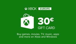 Microsoft Store Carte cadeau Xbox Live 30€