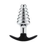 Twister Anal Bead Stainless Steel Butt Plug (Style A)