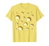 Swiss Cheese Holes Costume Funny Halloween Lover Humor T-Shirt