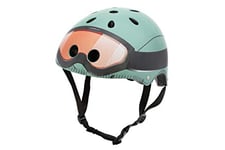 Hornit LIDS Kids Helmet | Kids Bike Helmet | Bike, Skateboard, Skating & Scooter Helmet | BMX Helmet Kids | Toddler Bike Helmet | CPSC Certified | Fully adjustable | Rear Light | (Small, Military)