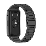 Huawei Watch Fit 2 Stilrent länkarmband i metall, svart