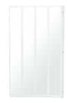 Argos Home 3mm 4 Fold Bath Screen - White