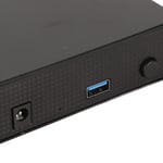 Disque dur externe 3.5 pouces USB3.0 vers SSD Portable en m&eacute;tal pour PC TV ordinateur de bureau 100-240V 14 to prise am&eacute;ricaine