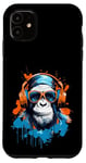 iPhone 11 Groovy Ape DJ: Monkey Beats Headphones Case