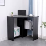 Wellington Compact Office Computer Corner Desk with Storage Shelves