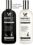 Watermans Hair Growth Shampoo & Conditioner Set, UK Made, Sulfate & Paraben Free