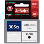ACTIVEJET bläckpatron för HP HP 305XL 3YM62AE skrivare - Svart - 20 ml