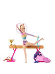 Barbie Gymnastics Playset, Doll And Accessories