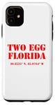 iPhone 11 Two Egg Florida Coordinates Case