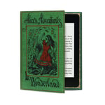 KleverCase Book Style Cover for Kindle Paperwhite eReader (Alice in Wonderland)