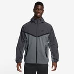 Nike Jacka Tech Woven FZ - Grå/Antracit/Svart, storlek Large