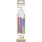 AVENUE MANDARINE - Kit de 12 crayons de couleur double pointes - 24 couleurs - rangés dans un tube en métal - Essentiel pour les Fournitures Scolaires Enfant - CC032O