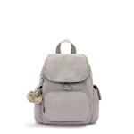 Kipling City Pack Mini, Backpacks Femme, Gris, 14x27x29 cm