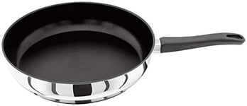 Judge Vista J2225A Stainless Steel Non-Stick Large Skillet Frying Pan 28cm Induction Ready, Oven Safe, 25 Year Guarantee