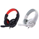 Gaming Headphone 3.5mm Surround Stereo Headset Headband Headphone With Mic For Pc Laptop Low Bass Wired Headset