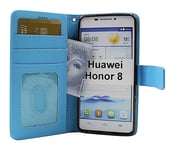 New Standcase Wallet Huawei Honor 8 (Ljusblå)